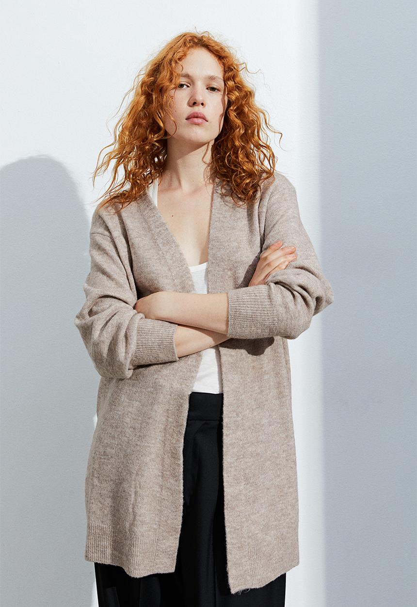 H&M - Long cardigan - beige