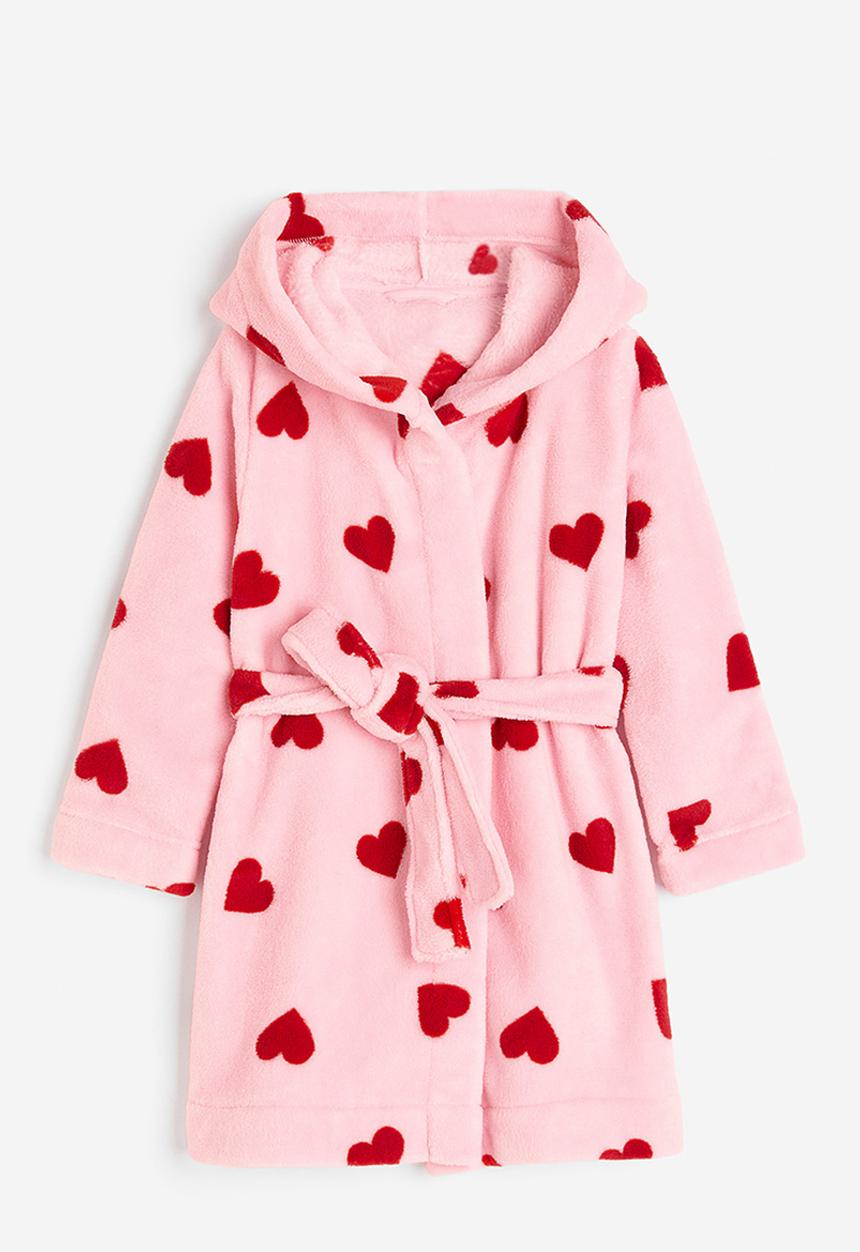 H&M - Fleece dressing gown - pink