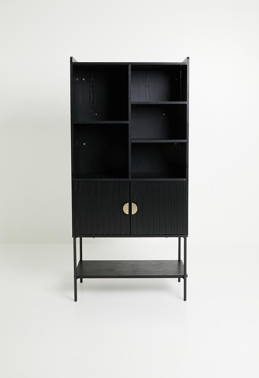 Sixth Floor - Moore cabinet - black & gold