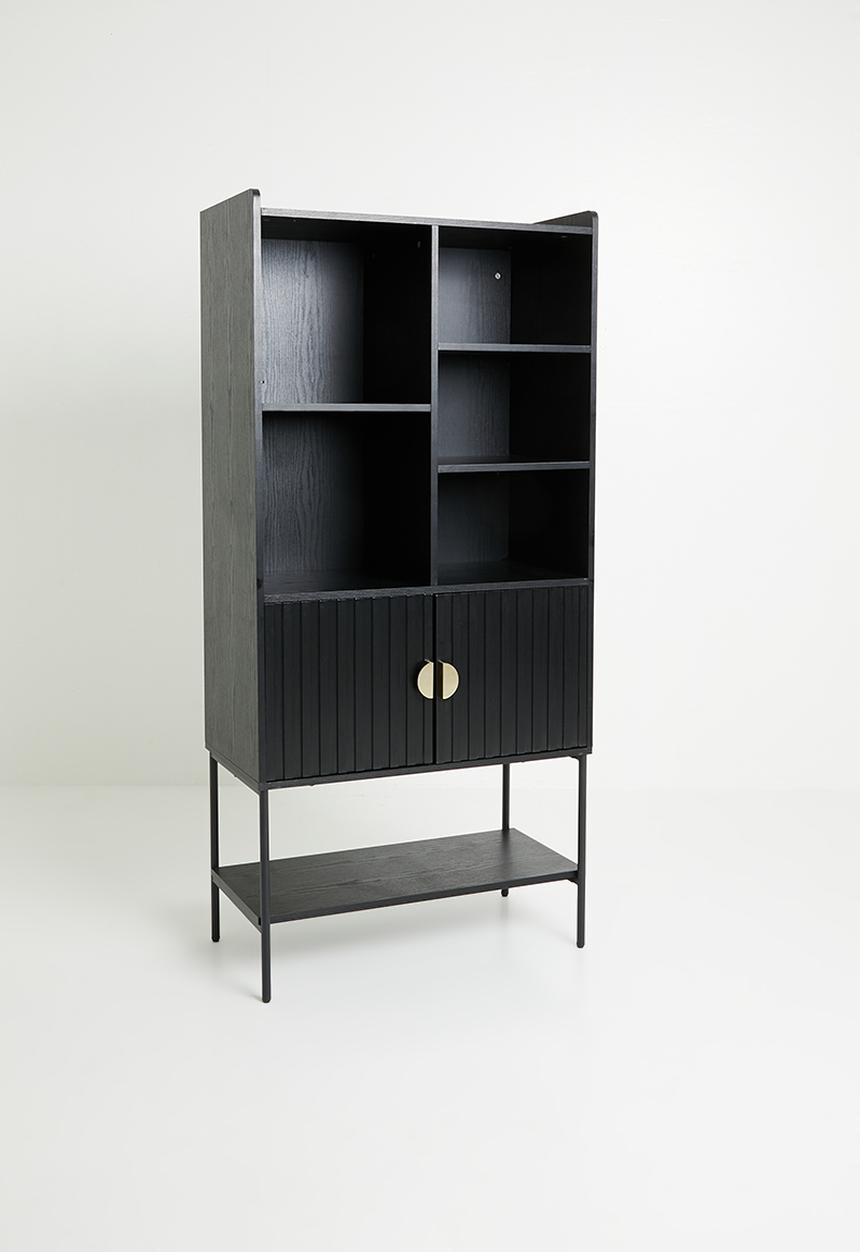 Sixth Floor - Moore cabinet - black & gold