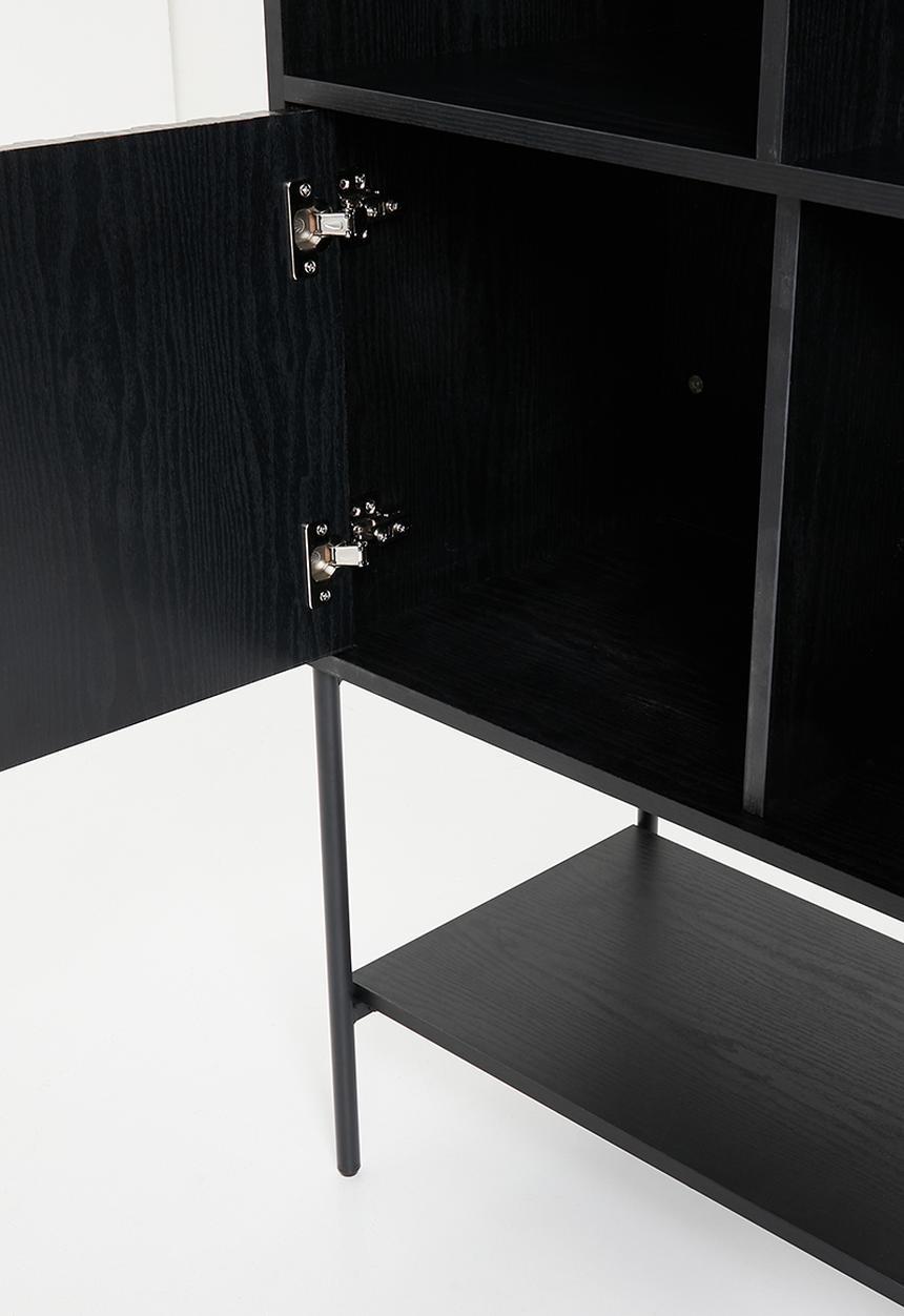 Sixth Floor - Moore cabinet - black & gold