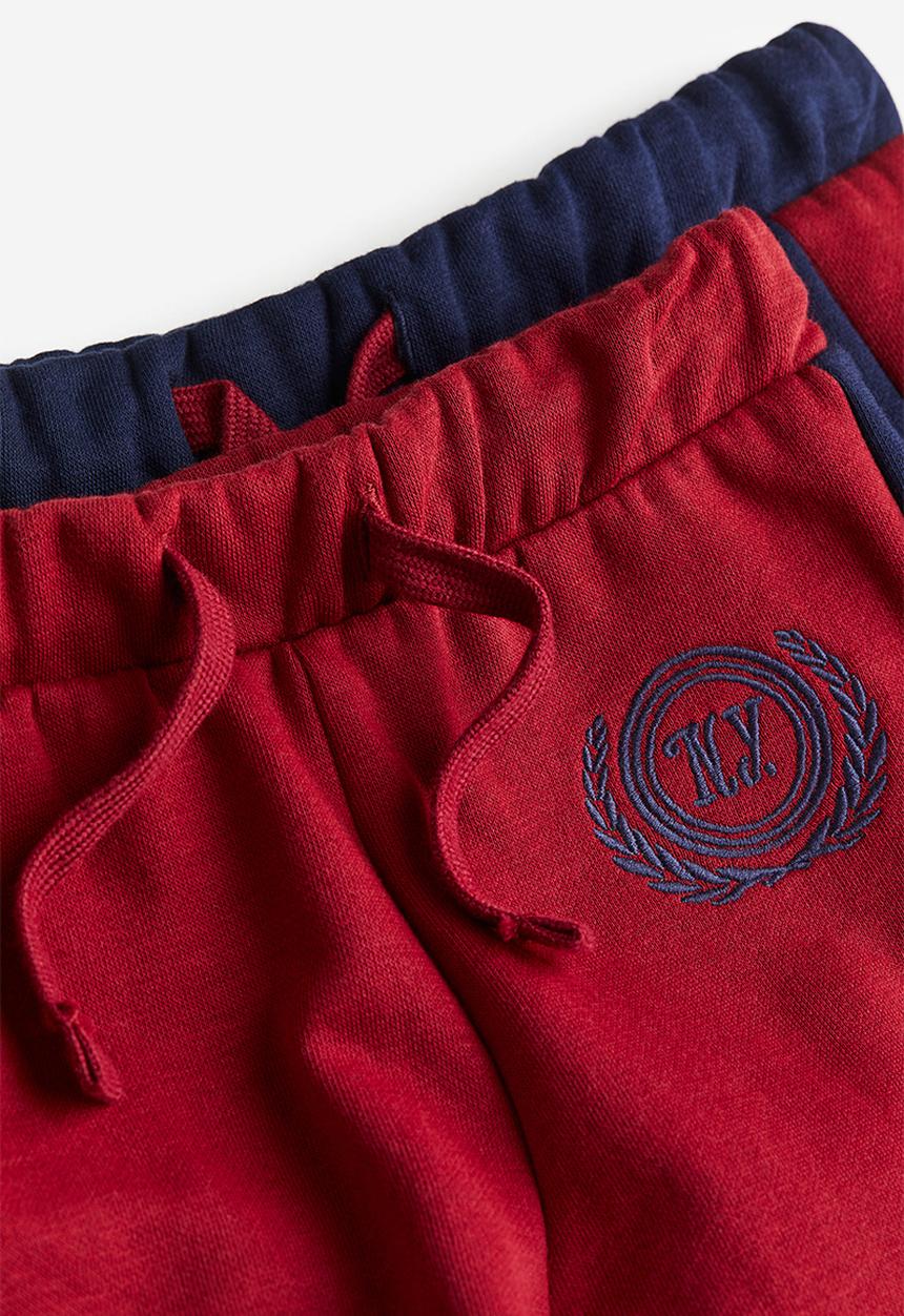 H&M - 2-Pack joggers - blue & red