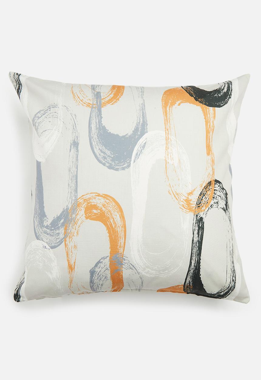 Sixth Floor - Oval printed cushion cover - multi