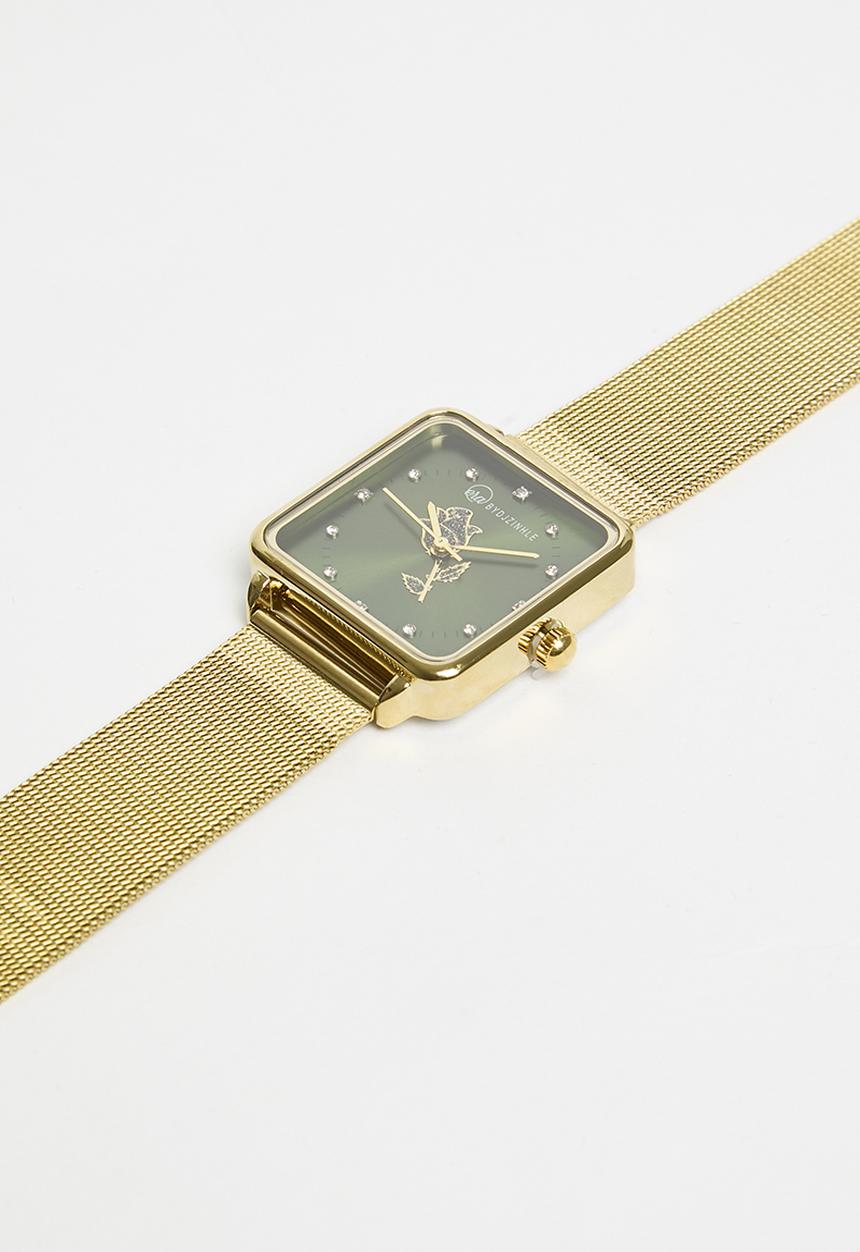 ERA by DJ Zinhle - Golden Rose Emerald Edition Watch - gold