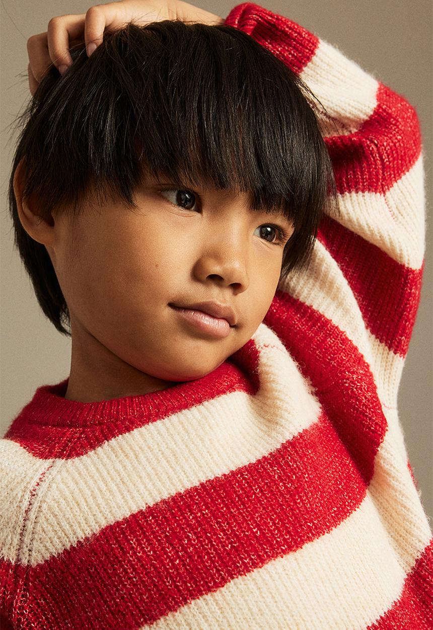 H&M - Raglan-sleeved jumper - red