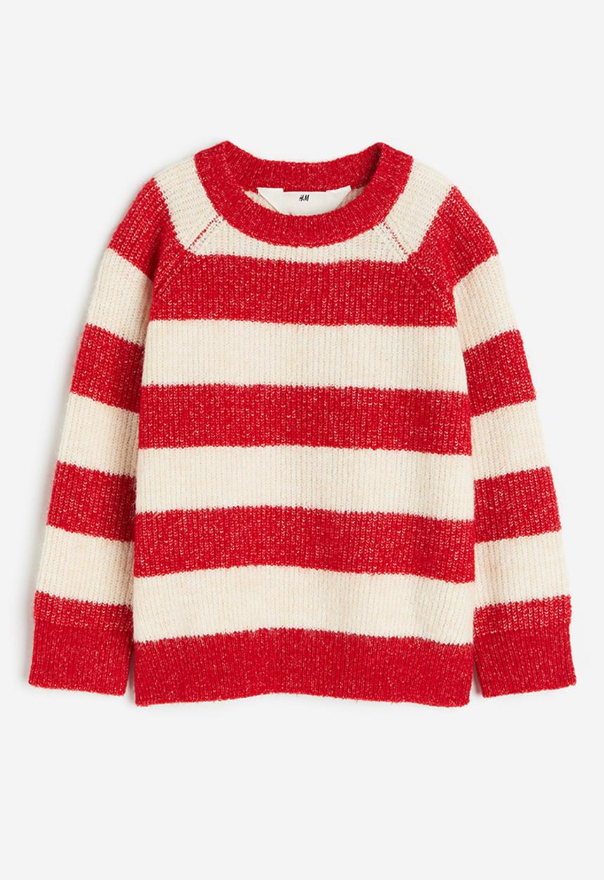 H&M - Raglan-sleeved jumper - red
