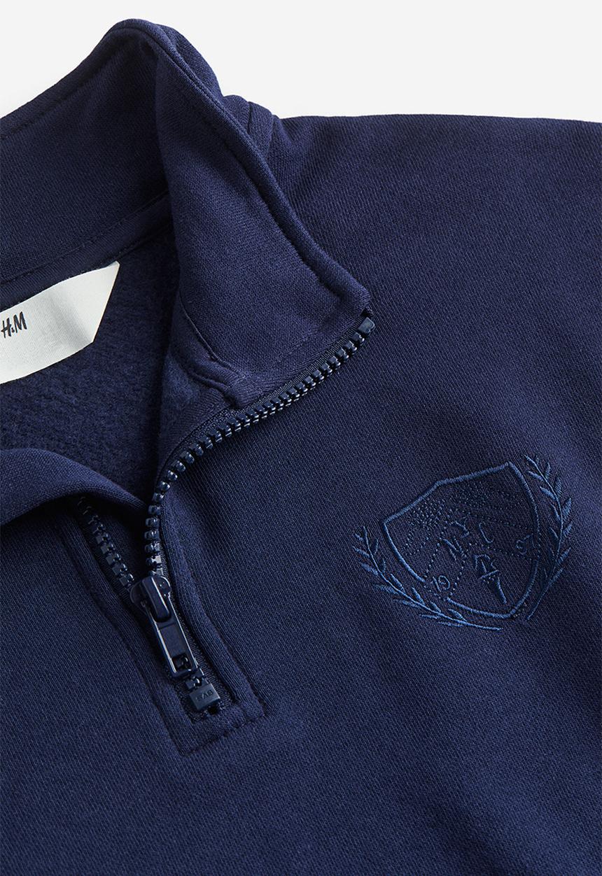 H&M - Zip-top sweatshirt - blue