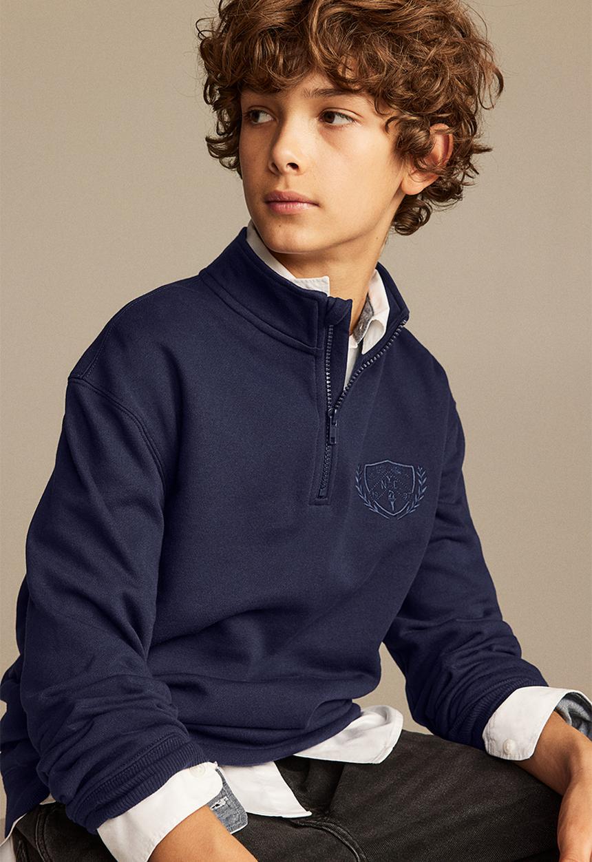 H&M - Zip-top sweatshirt - blue