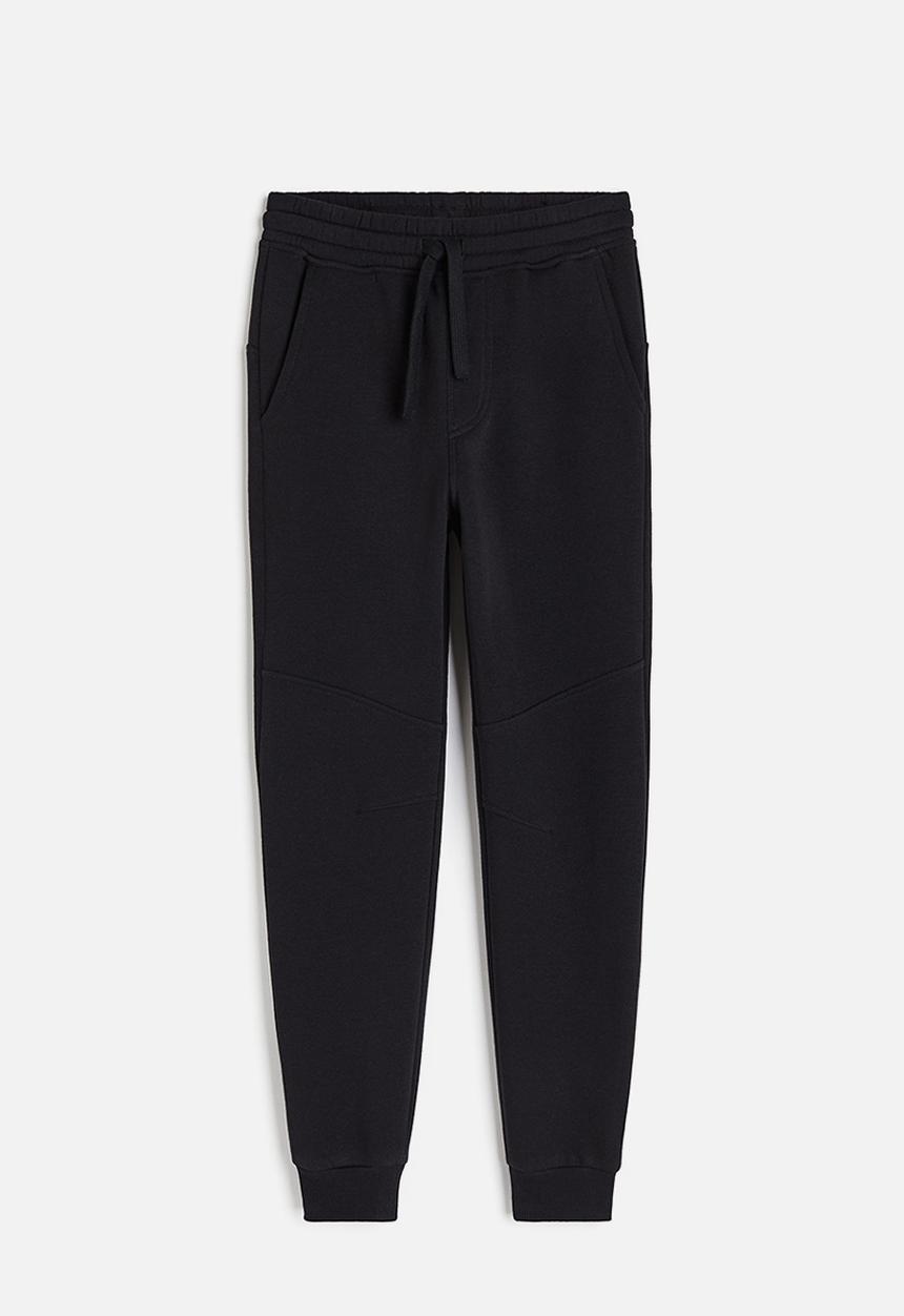 H&M - Cotton-blend joggers - black