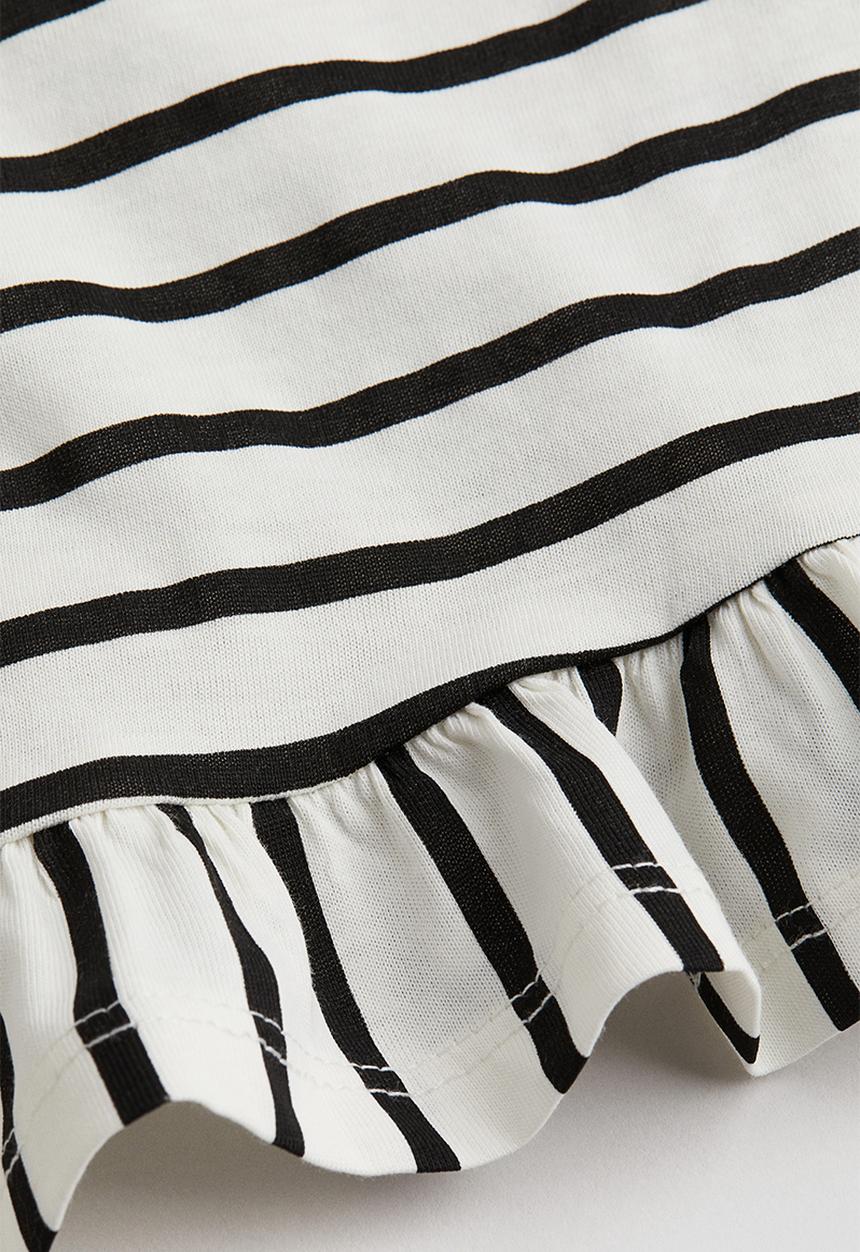 H&M - Printed long-sleeved t-shirt - white