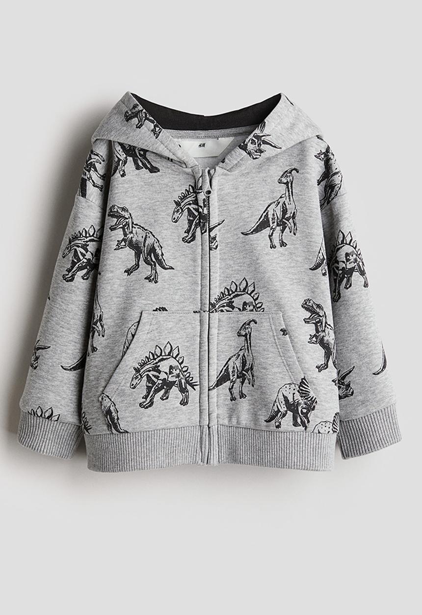 H&M - Zip-through hoodie - grey