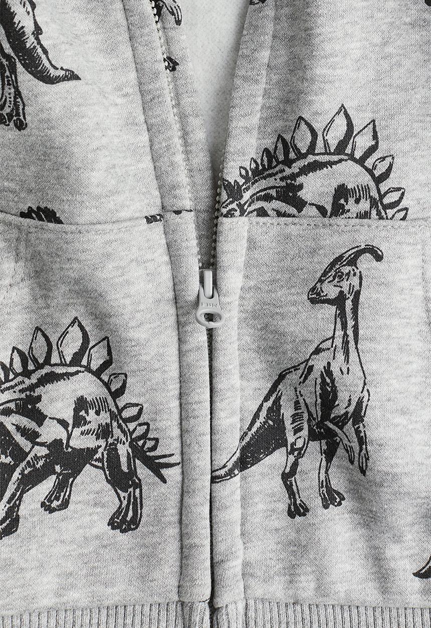 H&M - Zip-through hoodie - grey
