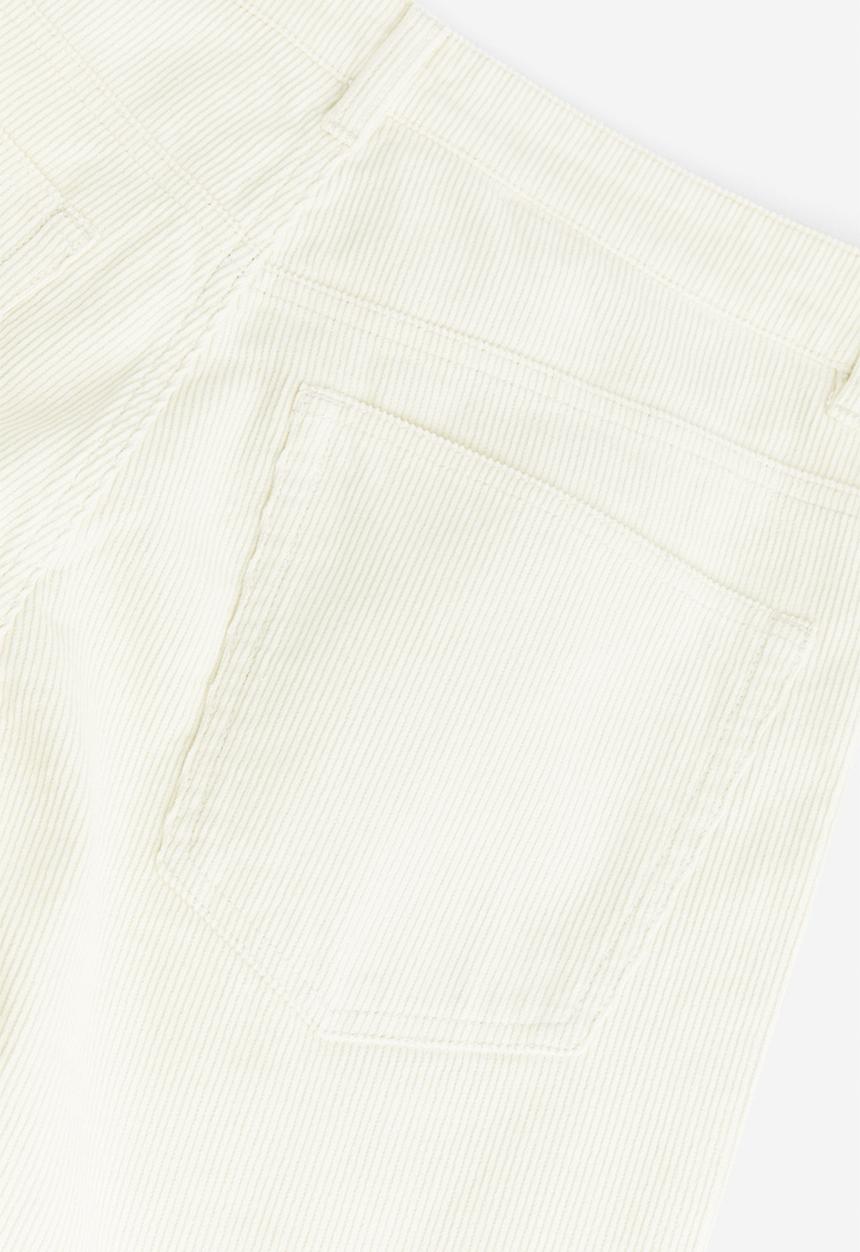 H&M - Corduroy trousers - white