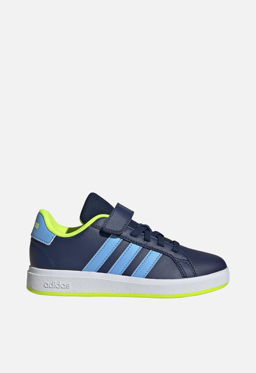 adidas Performance - Grand Court 2.0 El C - Dark Blue/Blue Burst/Lucid Lemon