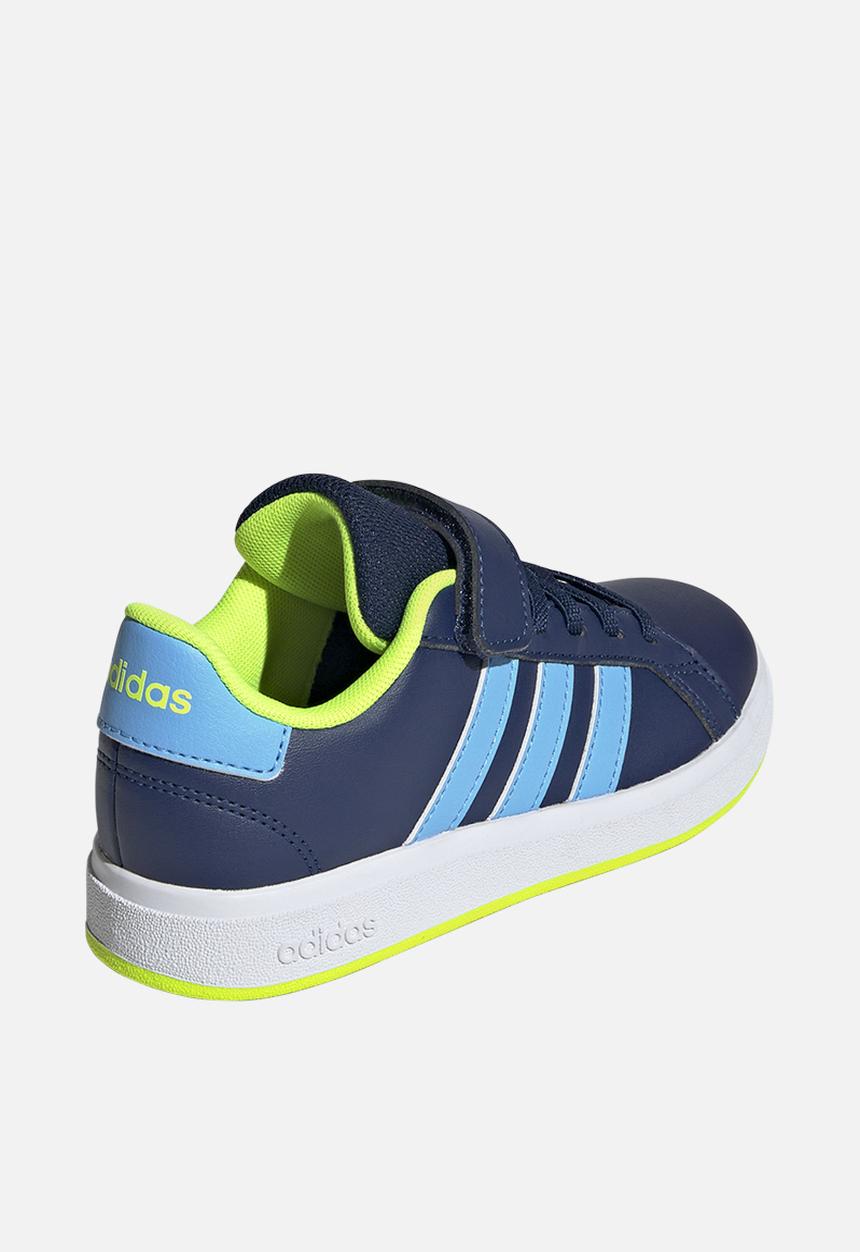 adidas Performance - Grand Court 2.0 El C - Dark Blue/Blue Burst/Lucid Lemon
