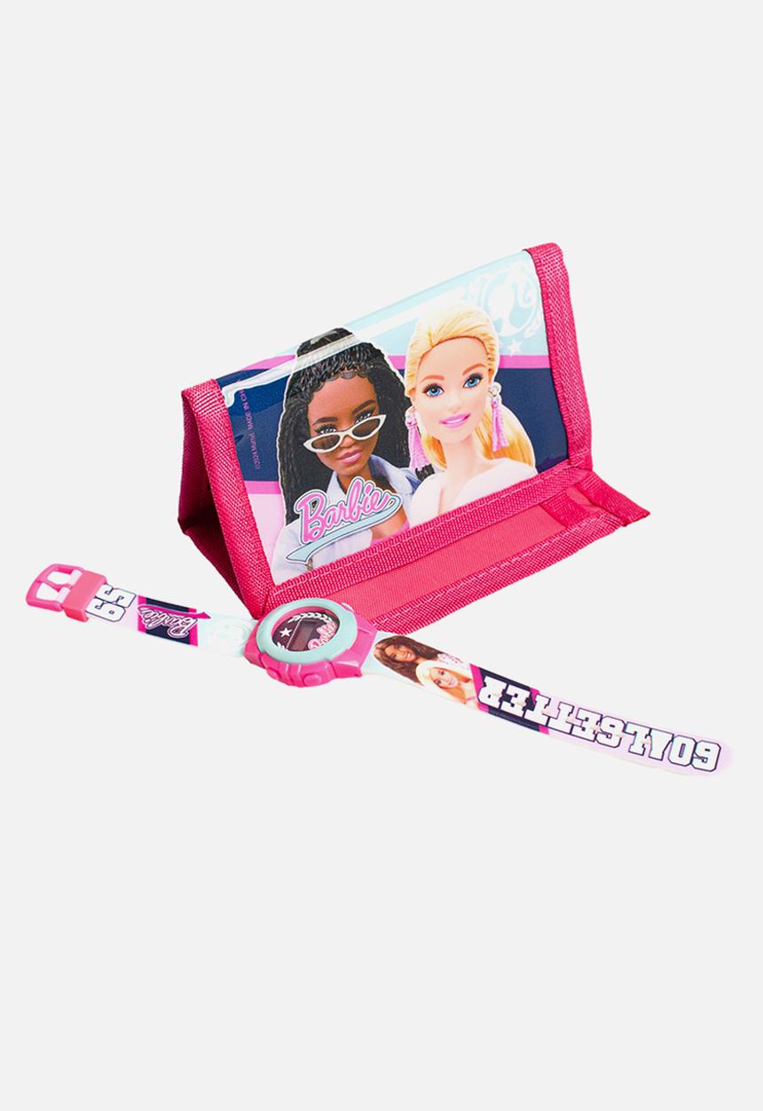 Character Group - Barbie watch & wallet set - pink