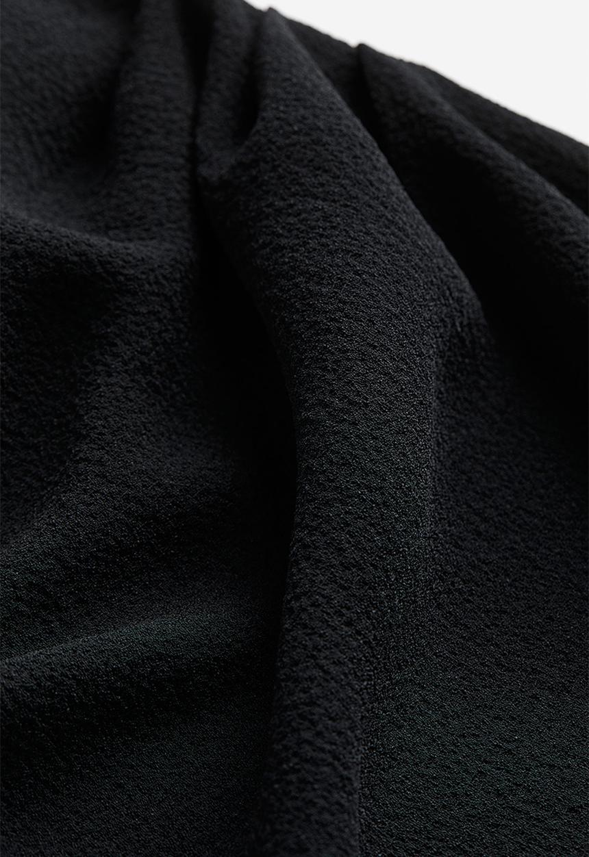 H&M - Draped dress - black
