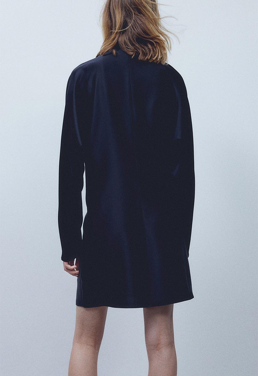 H&M - Draped dress - black
