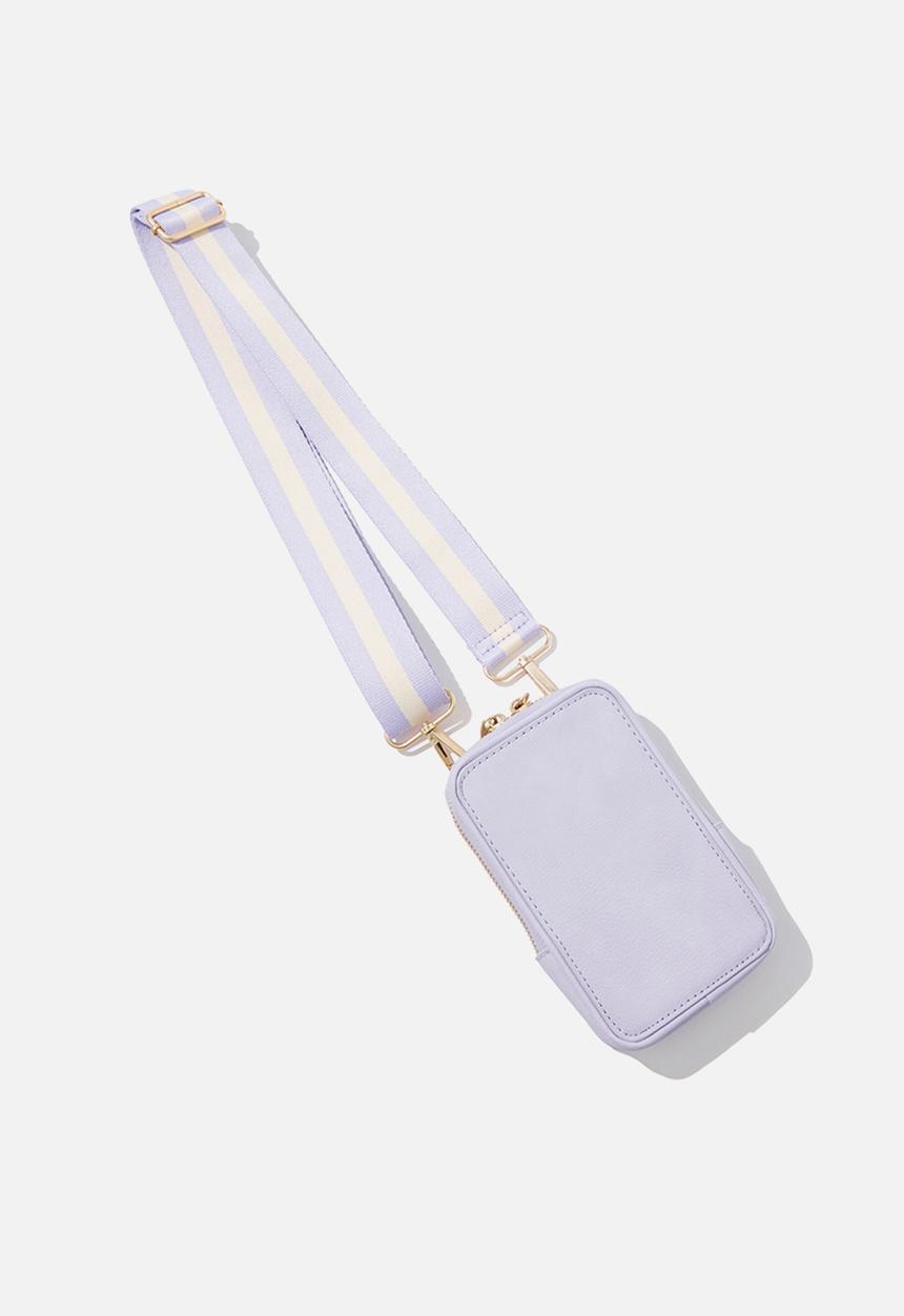 Typo - Phone crossbody pouch - soft lilac