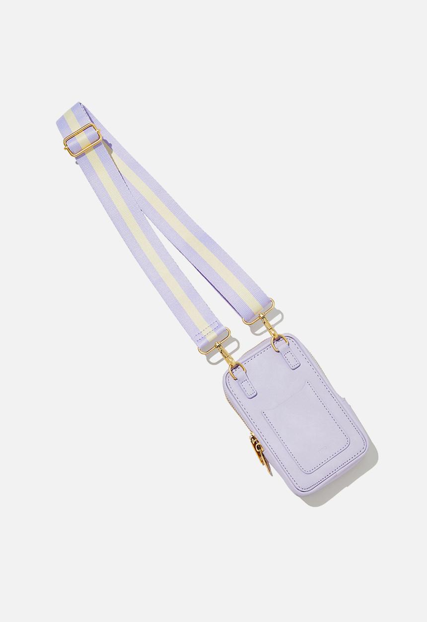 Typo - Phone crossbody pouch - soft lilac
