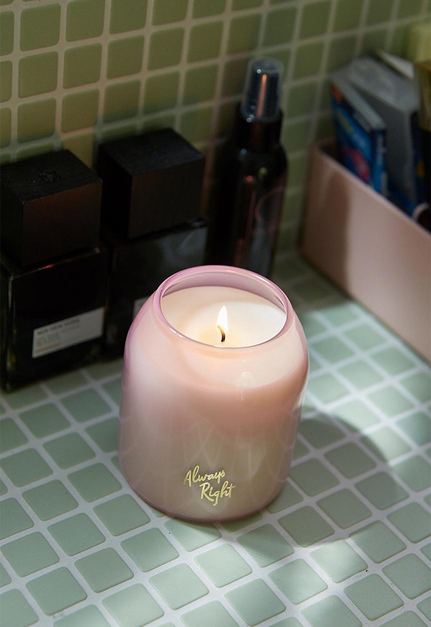 Typo - Check out candle - ballet blush always right