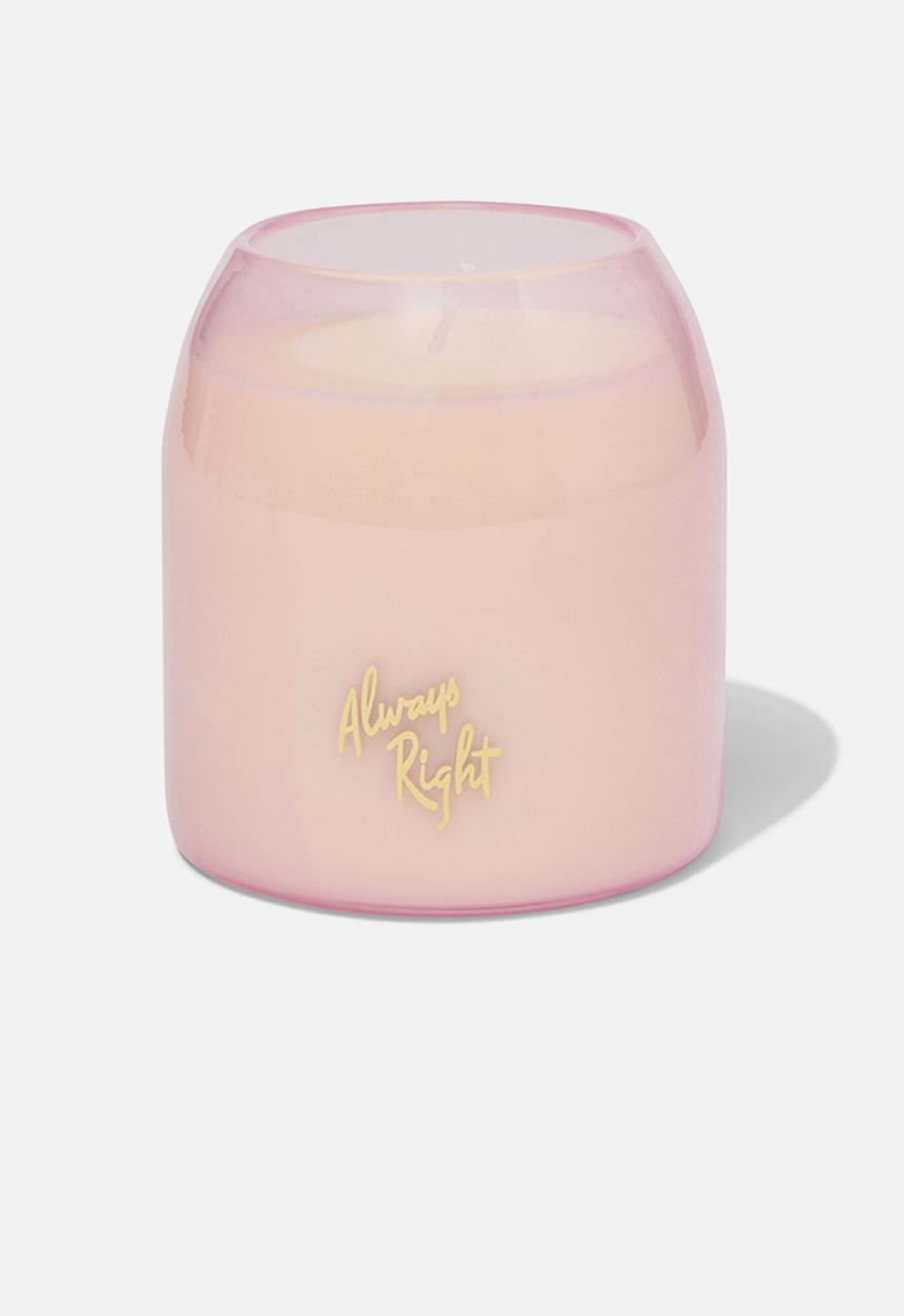 Typo - Check out candle - ballet blush always right