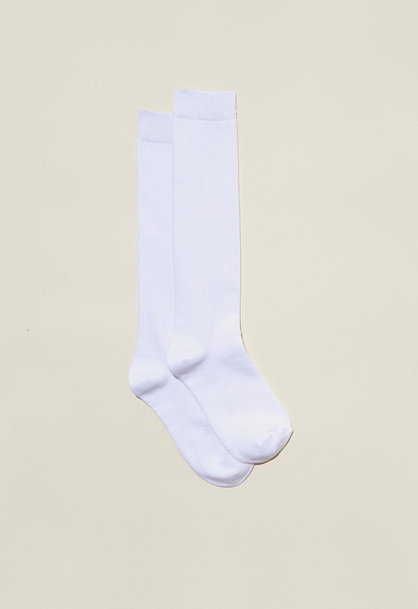 Rubi - Classic knee high socks - white