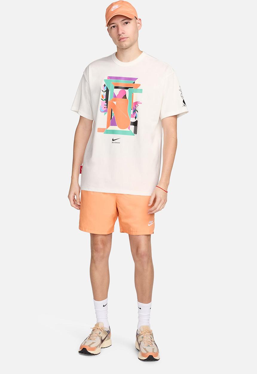 Nike - NSW OC Art Dept Sail tee - sail/emerald rise