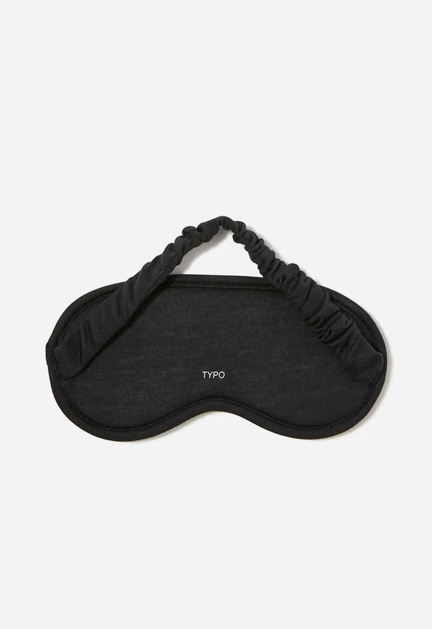Typo - Off the grid eyemask - gingham/black