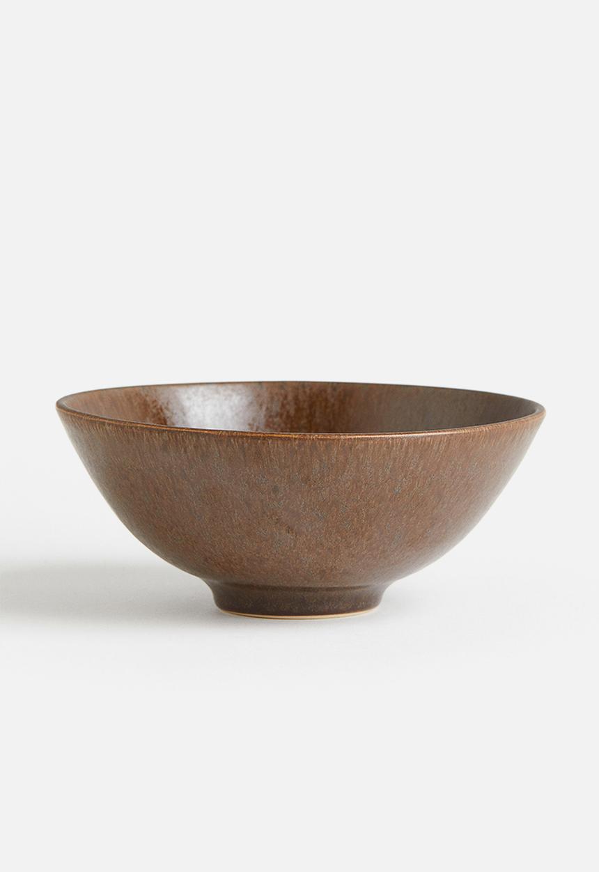 H&M - Stoneware bowl - dark brown