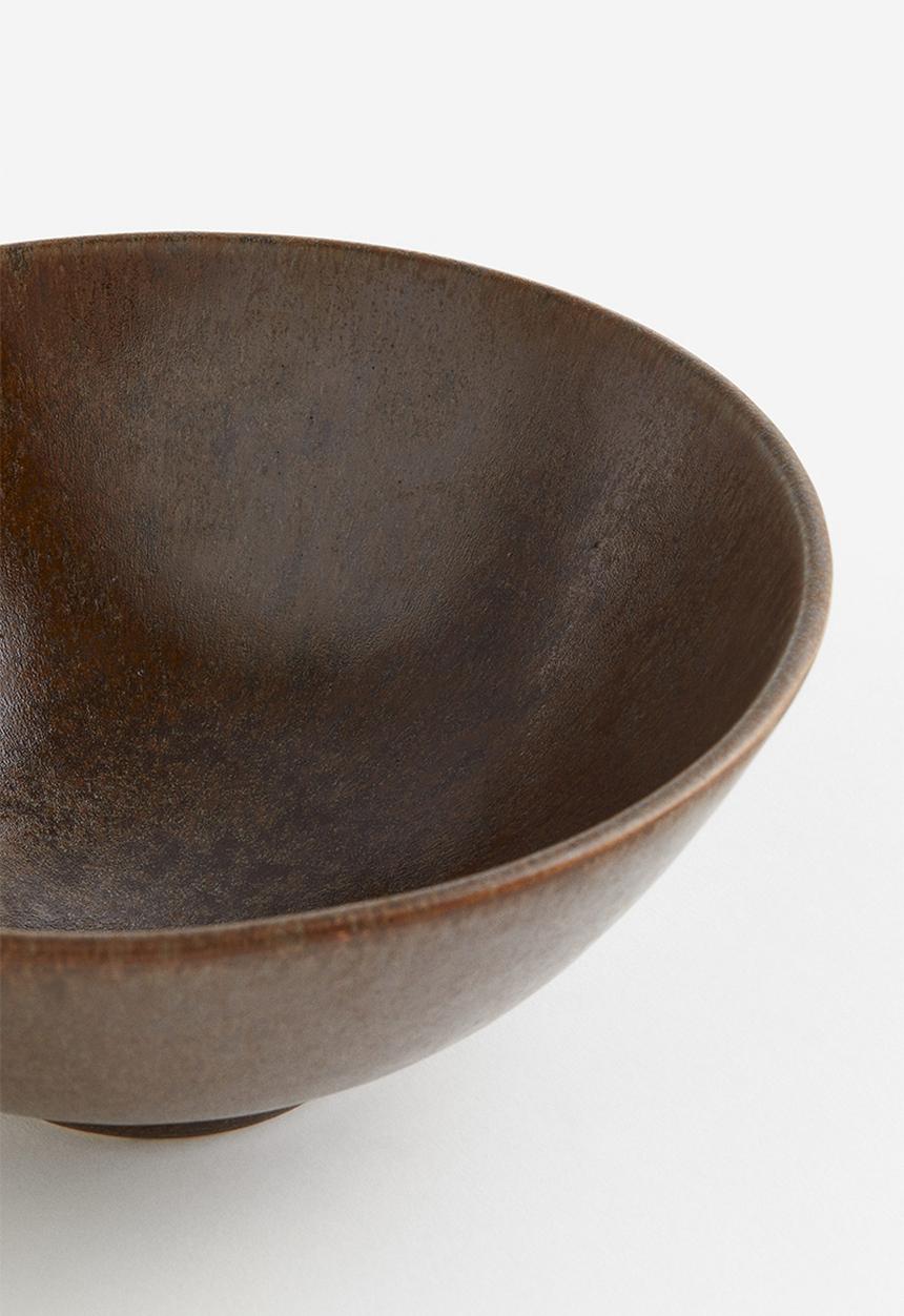 H&M - Stoneware bowl - dark brown