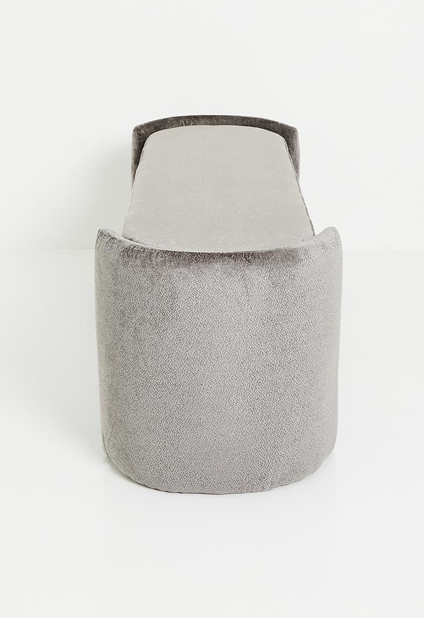 Sixth Floor - Avery storage ottoman - grey
