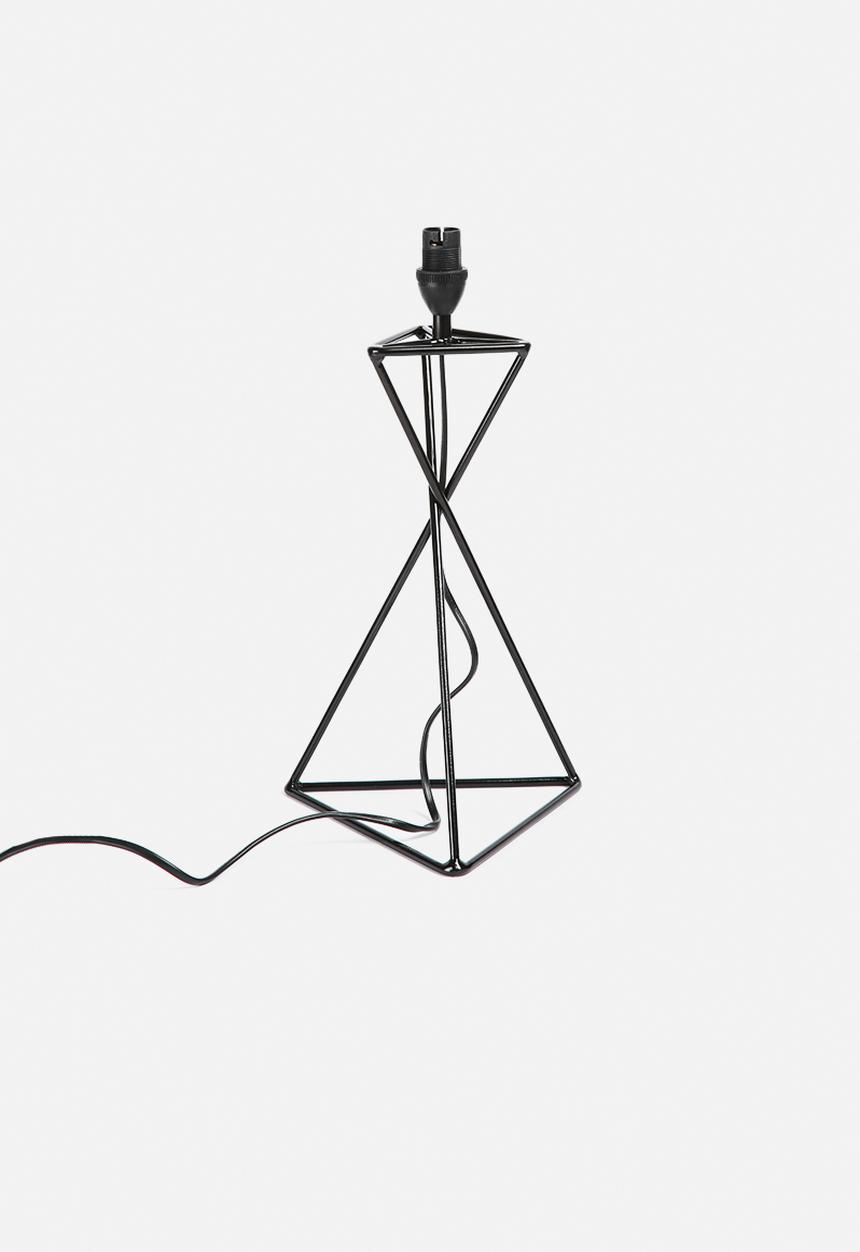 Sixth Floor - Wire Hour-Glass Lamp with Shade