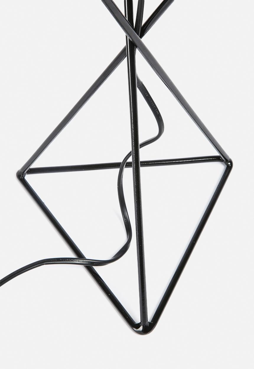 Sixth Floor - Wire Hour-Glass Lamp with Shade