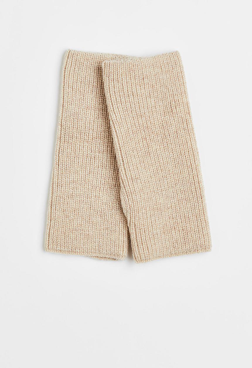 H&M - Fingerless gloves - light beige