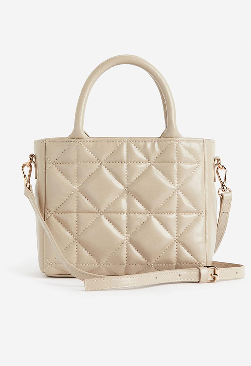 H&M - Quilted crossbody bag - beige