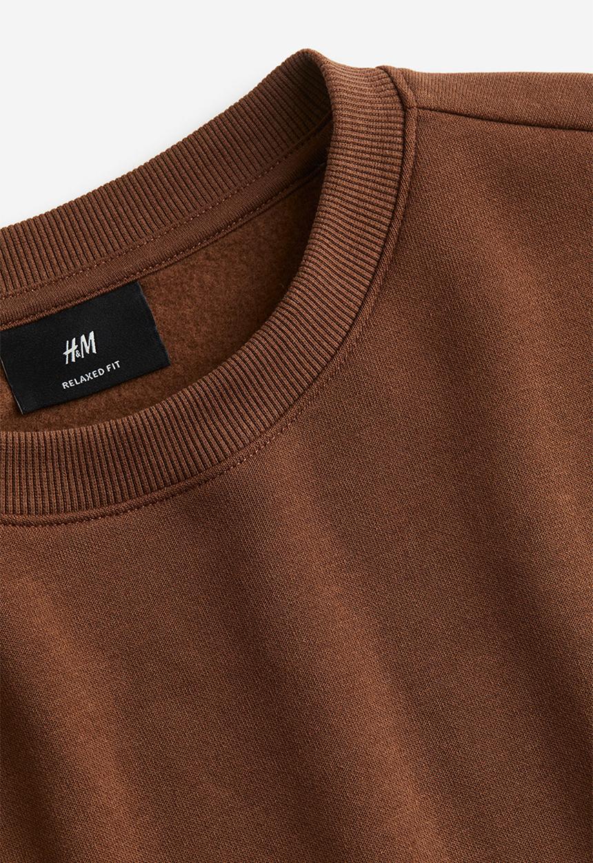 H&M - Loose fit sweatshirt - brown