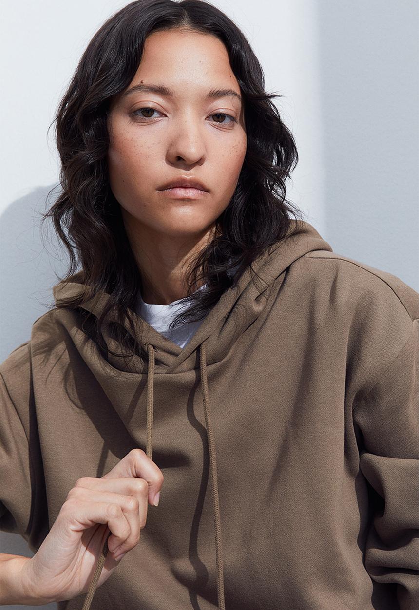 H&M - Hooded top - beige
