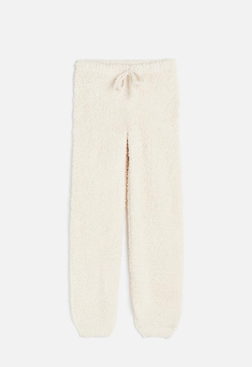 H&M - Fluffy joggers - cream