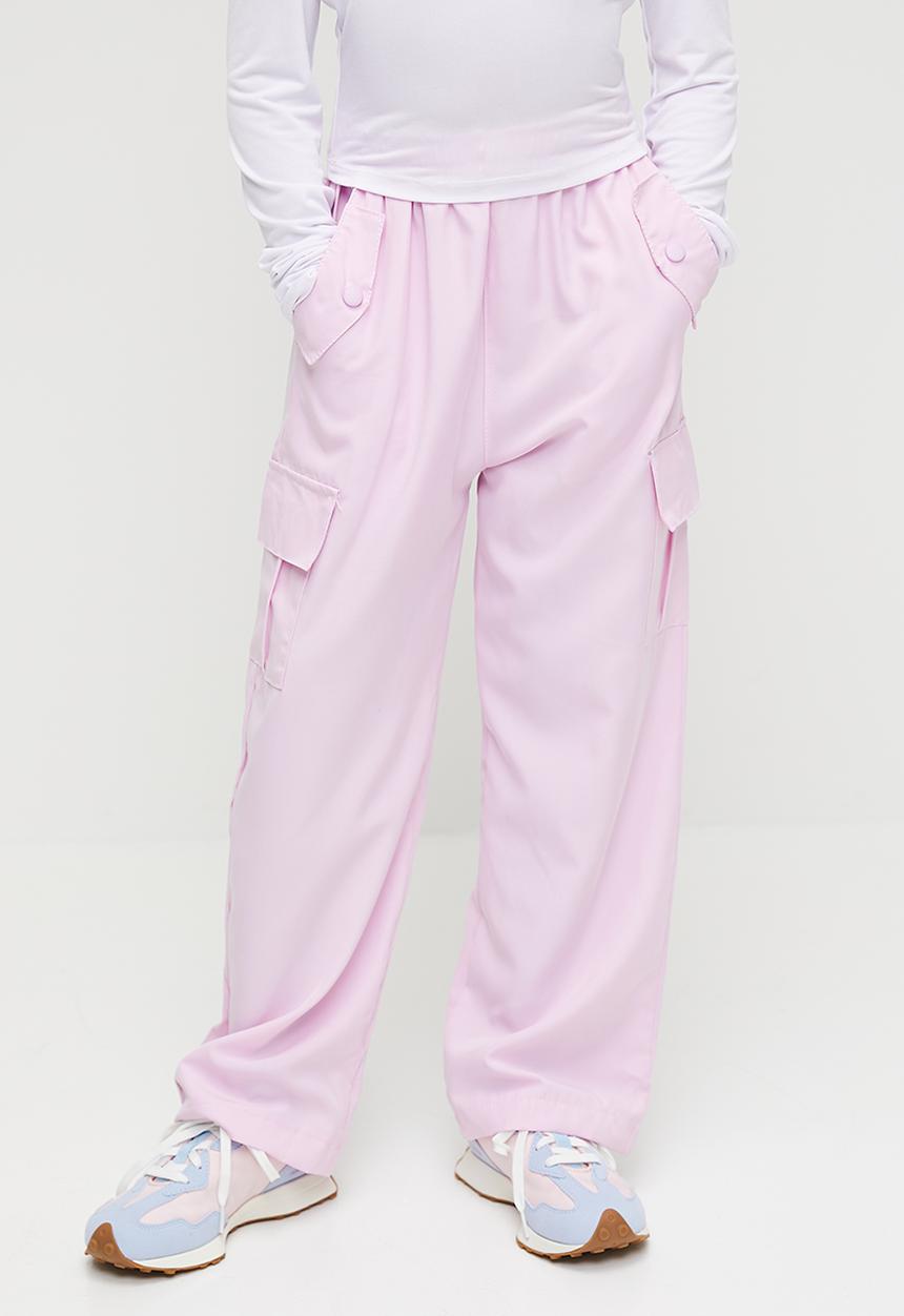 Pop Candy - Draped cargo pants - pink