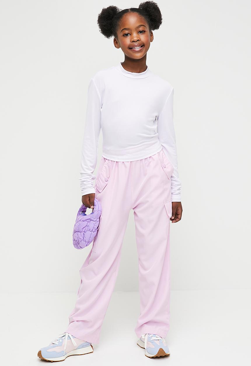 Pop Candy - Draped cargo pants - pink