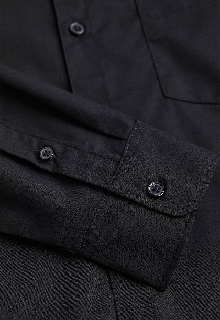 H&M - Easy-iron shirt - black