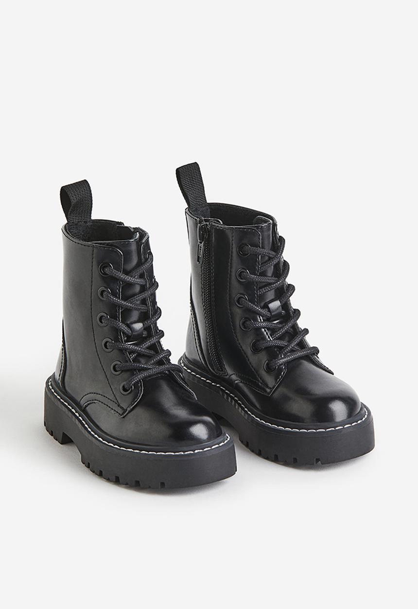 H&M - Lace-up boots - black