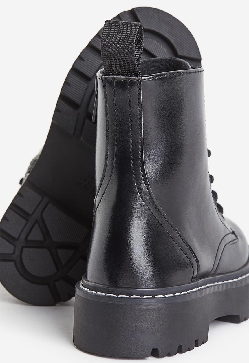 H&M - Lace-up boots - black