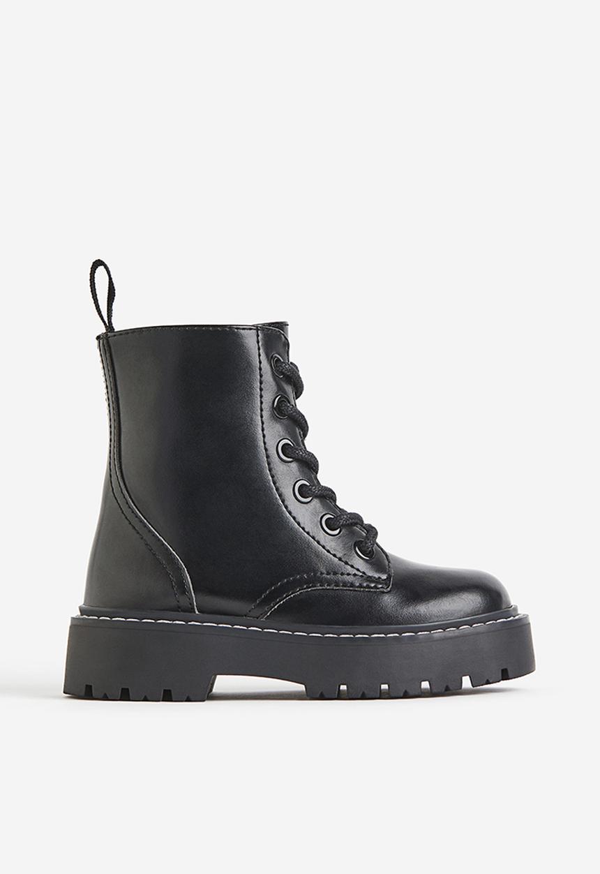 H&M - Lace-up boots - black