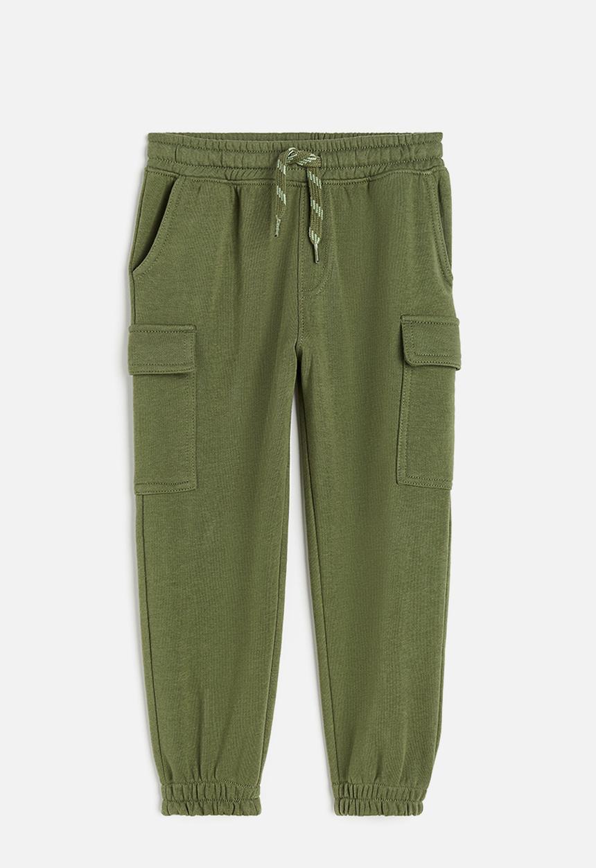H&M - Cargo joggers - khaki green