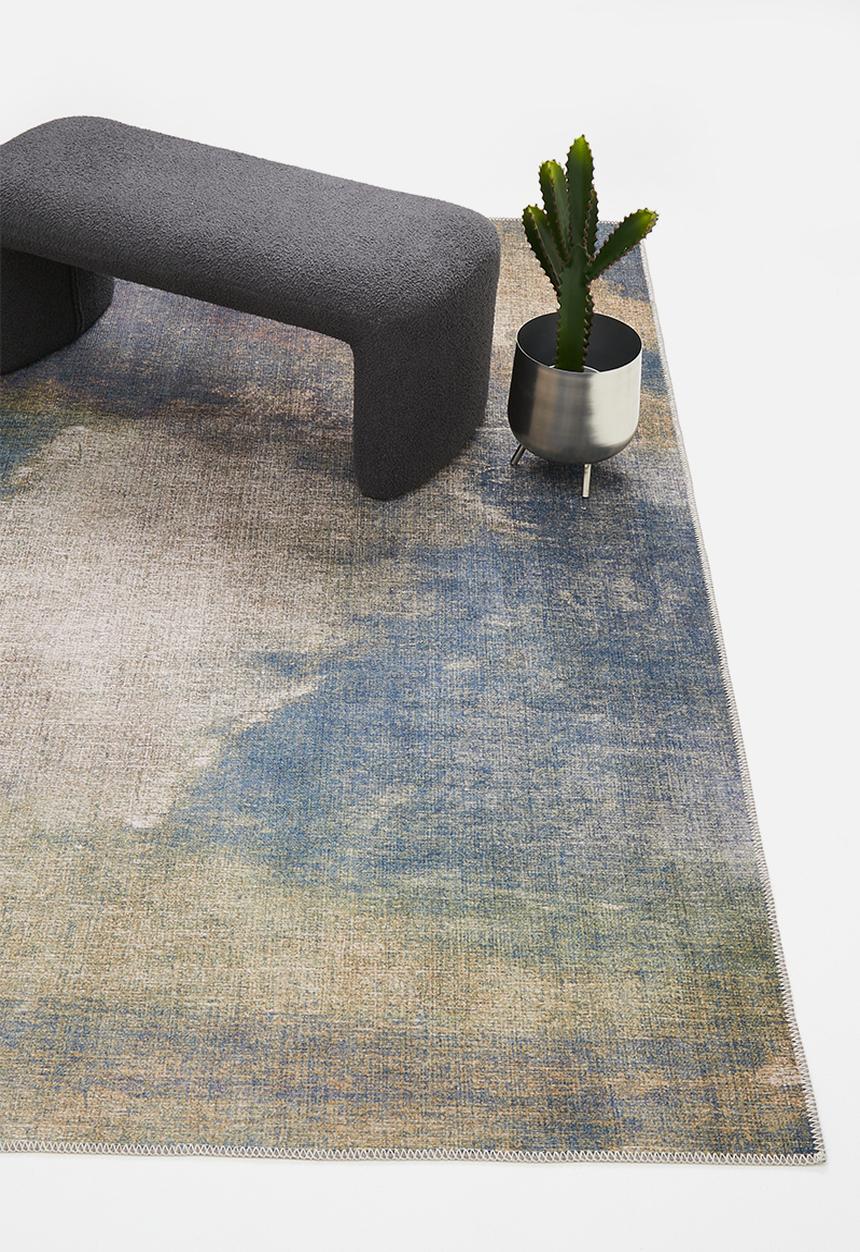 Hertex Fabrics - Flamboyant Rug - Ocean