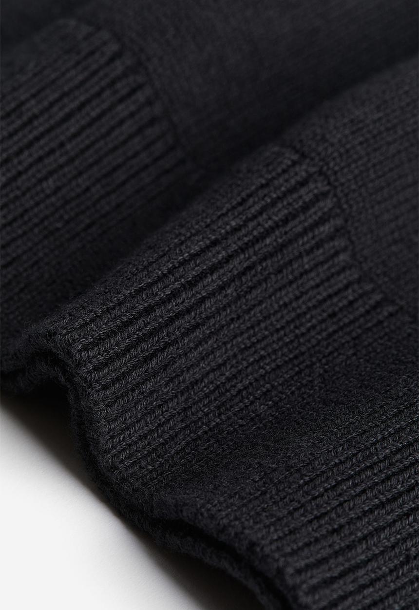 H&M - Regular fit cotton polo shirt - black