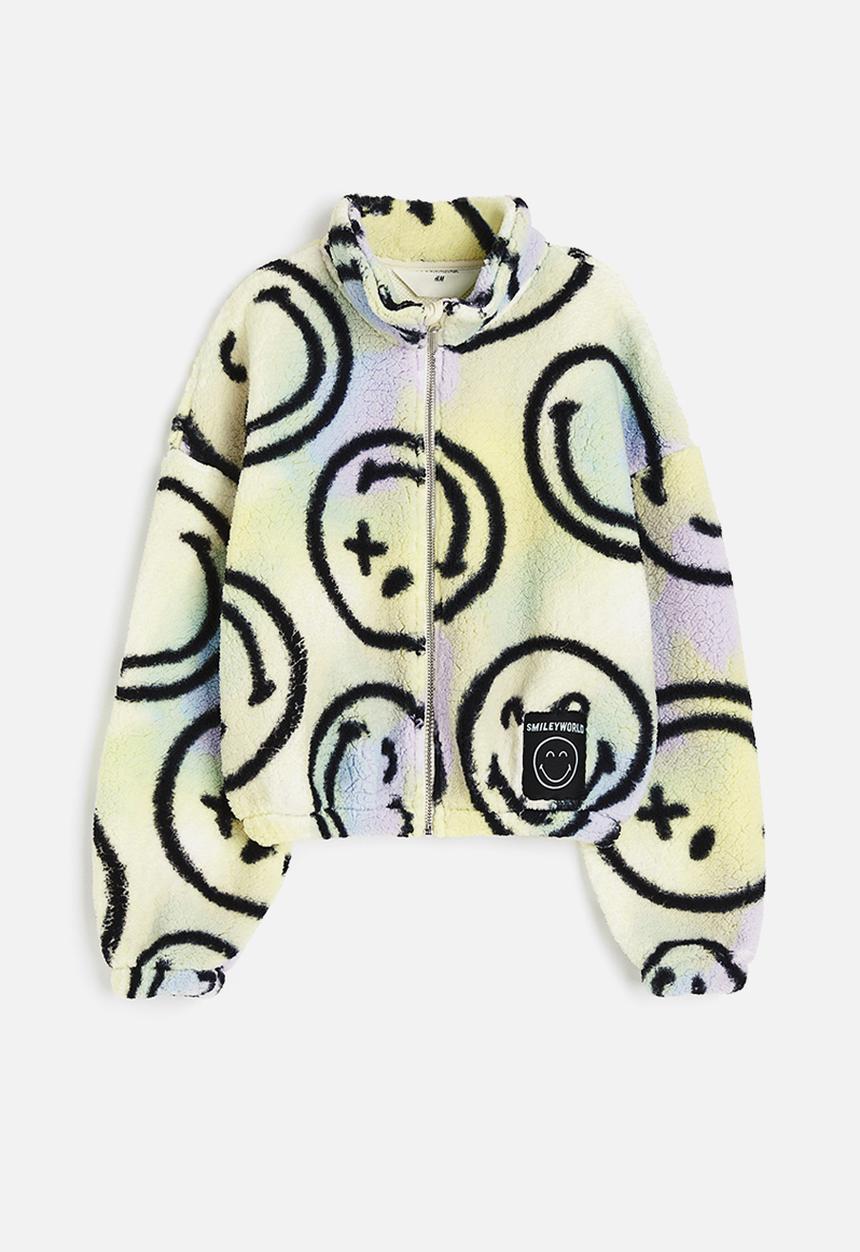 H&M - Zip-through pile cardigan - multi