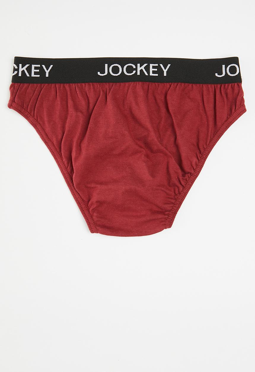 Jockey - 3 Pack fancy boys jockey brief - multi 